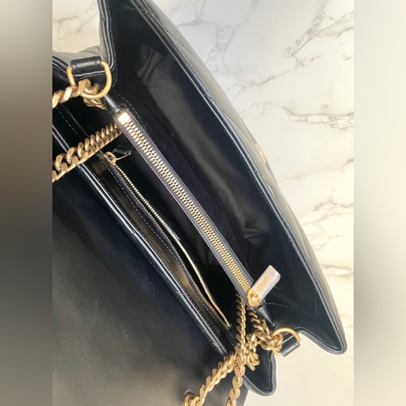 ❌SOLD❌ New Saint Laurent YSL Loulou Medium Leather Handbag Black Gold Hardware - Picture 12 of 16